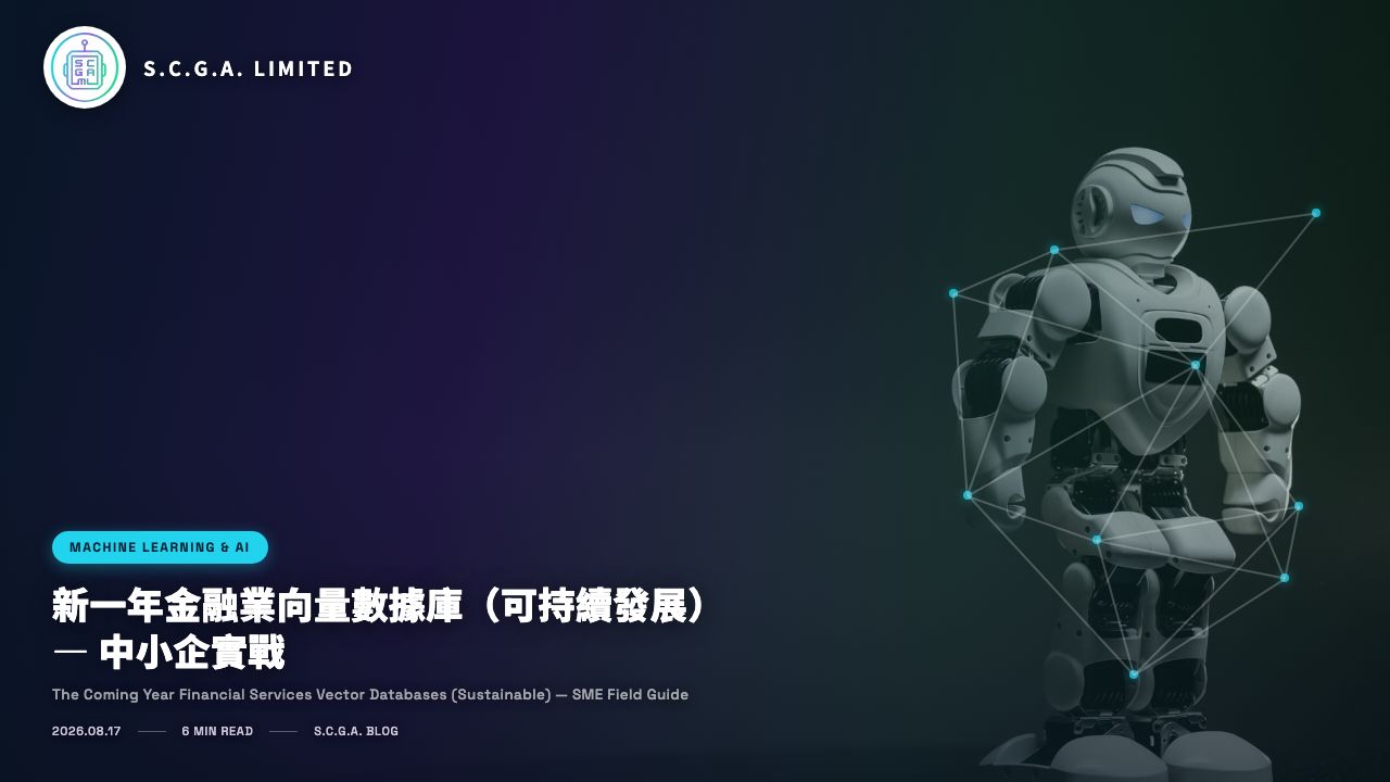 新一年金融業向量數據庫（可持續發展） — 中小企實戰
