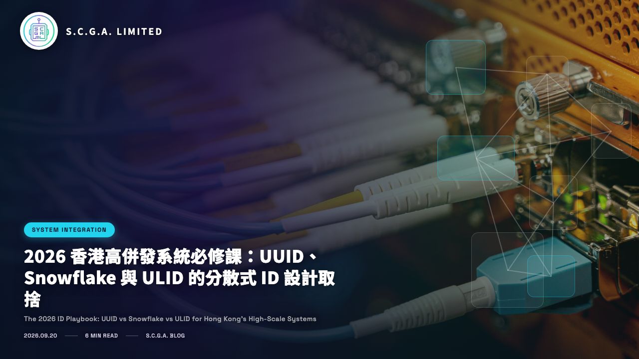 2026 香港高併發系統必修課：UUID、Snowflake 與 ULID 的分散式 ID 設計取捨