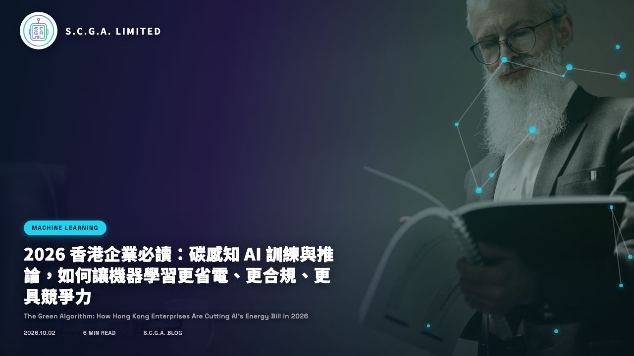 2026 香港企業必讀：碳感知 AI 訓練與推論，如何讓機器學習更省電、更合規、更具競爭力