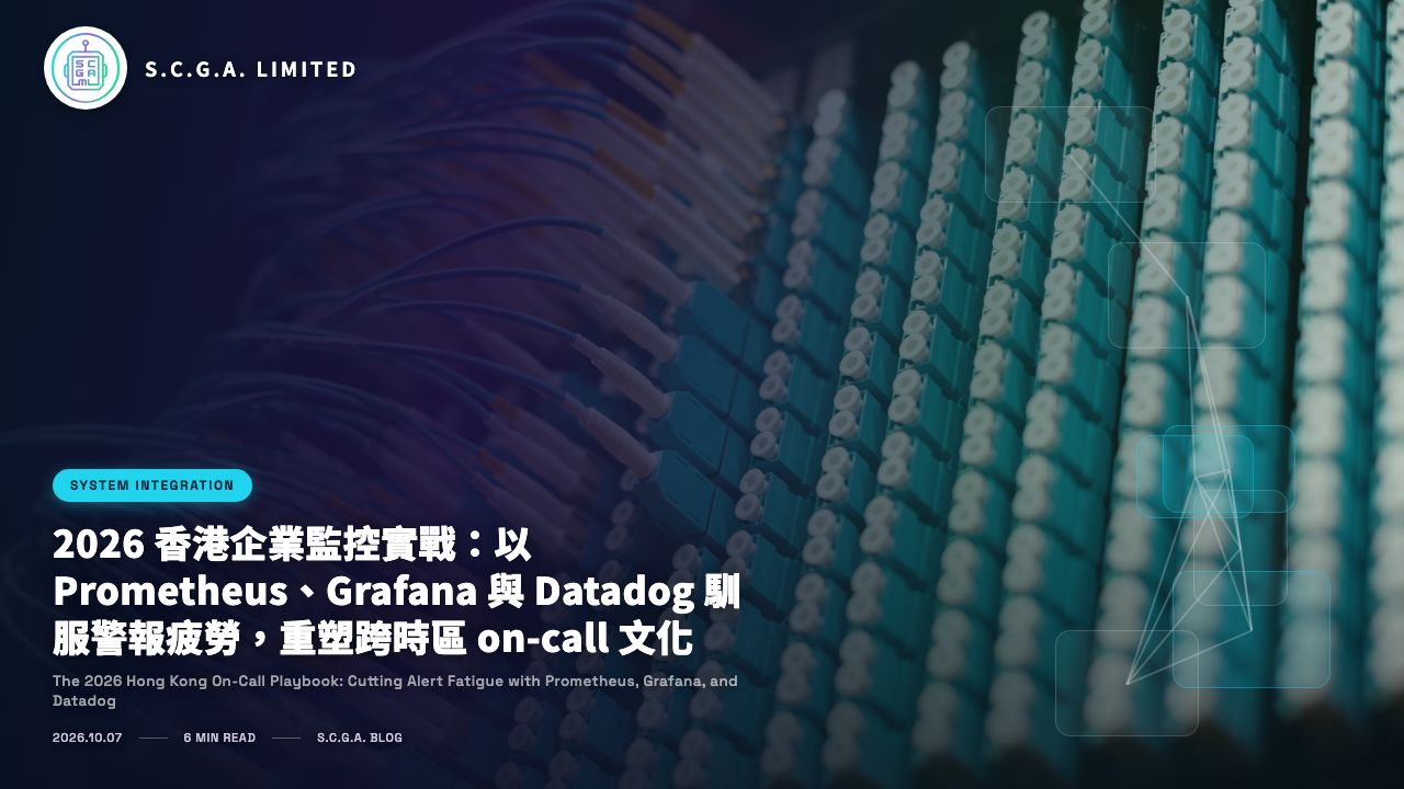 2026 香港企業監控實戰：以 Prometheus、Grafana 與 Datadog 馴服警報疲勞，重塑跨時區 on-call 文化